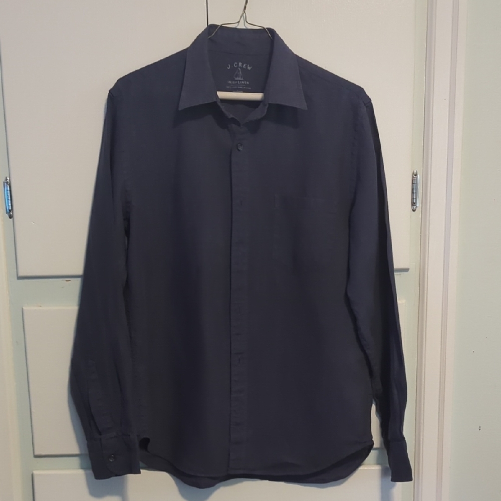 J.Crew Navy Blue Button Down Shirt | Men’s Medium | Classic Fit